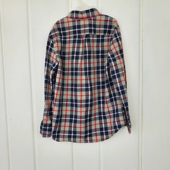 Crewcuts Bundle Boys 4-5 Plaid Button Down Red Henley Shirts - Picture 6 of 8